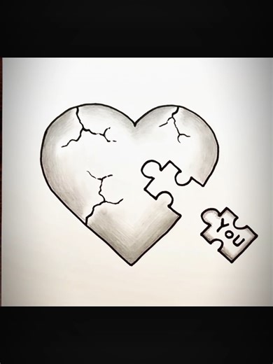 Wait for the Final Look 👀🔥”a heart sketch ✨ easy drawing step by step ✏️🎨#arttips #USA #drawingtutorial #creativity #artcommunity