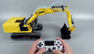 Building A Hydraulic Lego Excavator Using Standard Pneumatic Cylinders