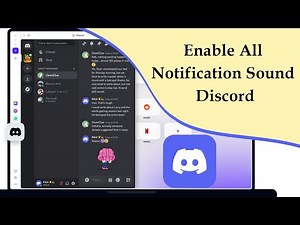 How to Enable All Notification Sound Discord Desktop?