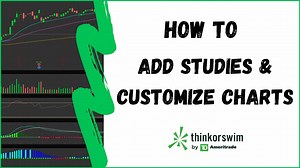 How To Add Studies and Customize Charts ThinkorSwim