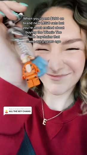 Emily | What did you buy January 1st? I love my new keychains 🥰 #lego #legoleaks #lego2023 #haul #winniethepooh #disney #legohaul #tigger #eeyore... | Instagram