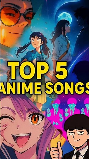 Top 5 Most Iconic Anime Songs Ever 🎵✨