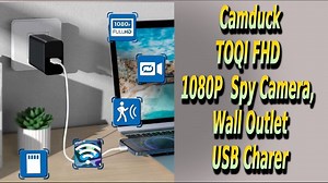 CAMDUCK USB Wall Charger Spy Camera