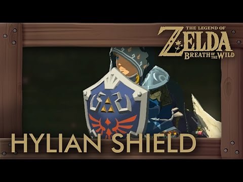 Zelda Breath of the Wild - Hylian Shield Location (Best Shield)