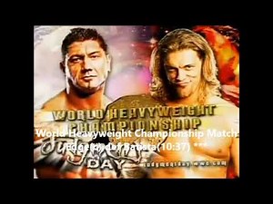 WWE Judgment Day 2007 Review