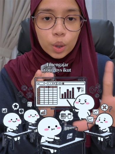physical class is coming soon *wink wink* #microsoftexcel #freshgraduate #intern #kelasexcel