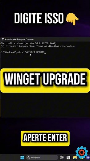 O Windows atualiza TODOS os programas com um comando ⚠️