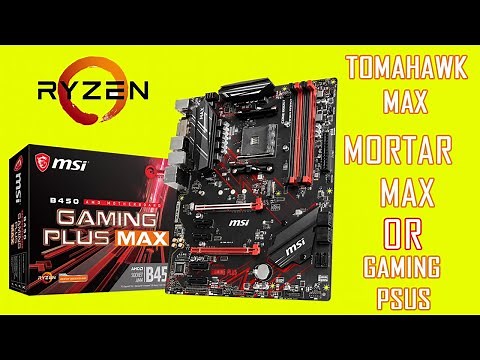 MSI B450 Gaming Plus ATX Motherboard unboxing and overview