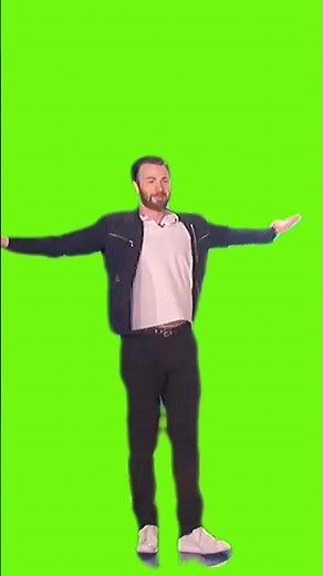 Green screen Chris Evans dancing
