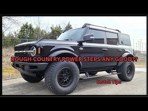Rough Country Retractable Bronco Power Steps Quick Review / Install Tips