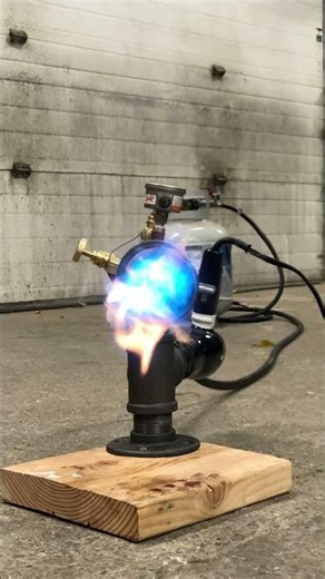 Building the waste oil/ propane burner for the keg furnace