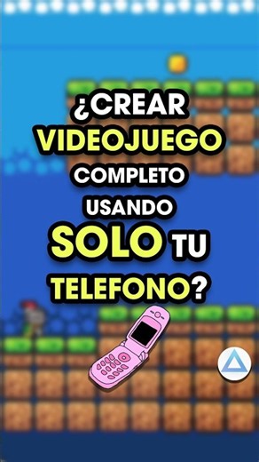 ¿Puedes CREAR un videojuego SOLO con tu Teléfono? 📱🎮