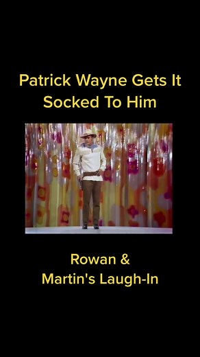 Classic Comedy Skit featuring John Wayne on Rowan & Martin's Laugh-In
