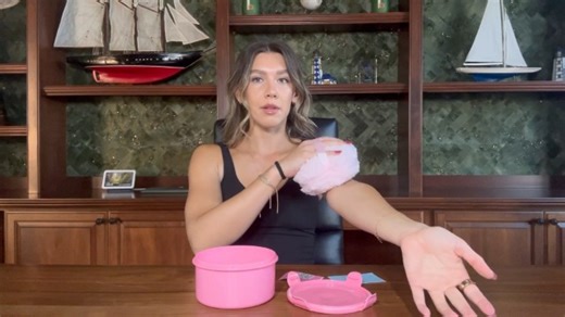 Watch Powder Puff 6" x 3" Large Dusting Applicator for body on Amazon Live