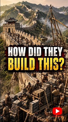 HOW THE GREAT WALL OF CHINA WAS BUILT 🏯
