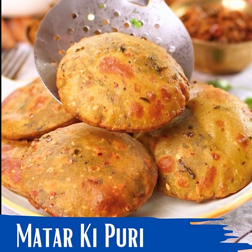4.5M views · 25K reactions | Try this Matar Ki Puri & Paratha — soft,...