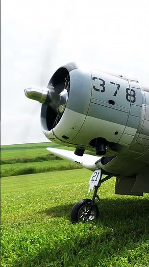 UMS 5-125cc four stroke radial gas engine | F4U Corsair #aviation #rcplane #aircraft