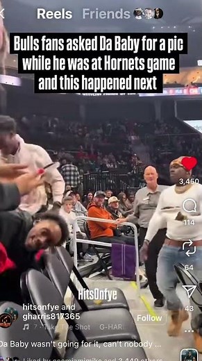 Rapper Da Baby told fans to take of the competition jerseys 🤣🤣 #rap