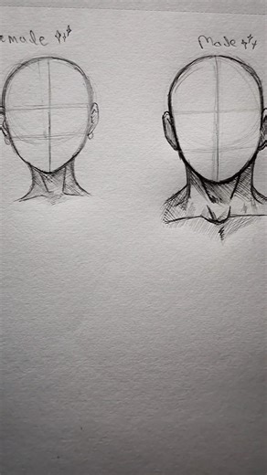 Head Tutorial ✏️ How To Draw Head Easily ✨ #tutorial #howtodraw #drawingtutorial #viralshort #fypシ