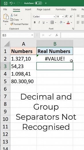 NUMBERVALUE Function - Awesome Function That YOU Need to Know #Shorts
