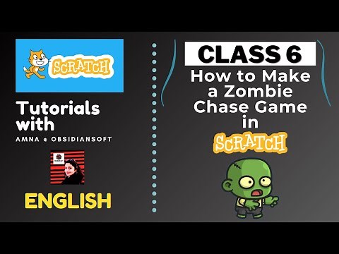 Coding for Beginners - Class 6 | Zombie Chase Game in Scratch (English)