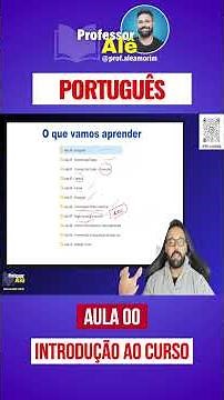 SHORT - Lesson 00 - Portuguese for Competitive Exams - Introduction #publicexams #portugueseforexams