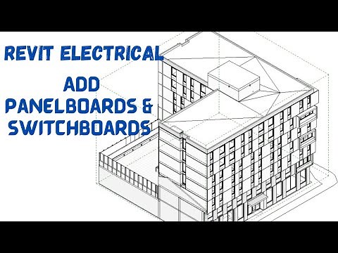 REVIT MEP Add Panels and Switchboards - Electrical Tutorial