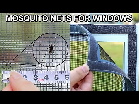 Self-Adhesive & Reusable Mosquito Nets for Windows | Customizable, Washable