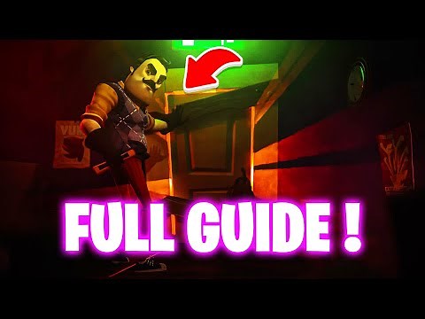 How To Complete Horror hey neighbor Fortnite - Horror hey neighbor Map Guide
