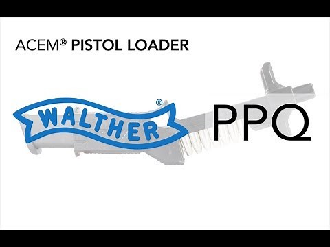 How to load the WALTHER PPQ in under 10 seconds [ACEM® P9/40 GEN 2 magazine loader from PLATE®]