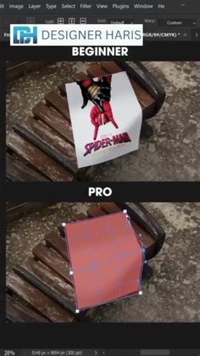 How to Create Mockup on Pro Level in Photoshop #shorts