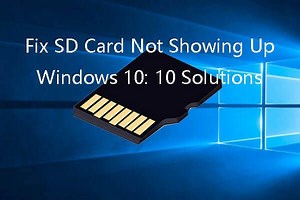 Windows 10 : 10 솔루션을 표시하지 않는 SD 카드 수정 - 데이터 복구 팁