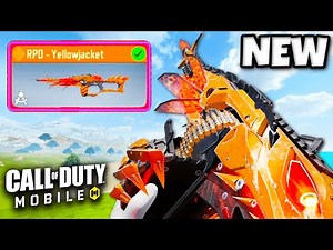 *NEW* LEGENDARY RPD - YELLOWJACKET 😍| COD MOBILE