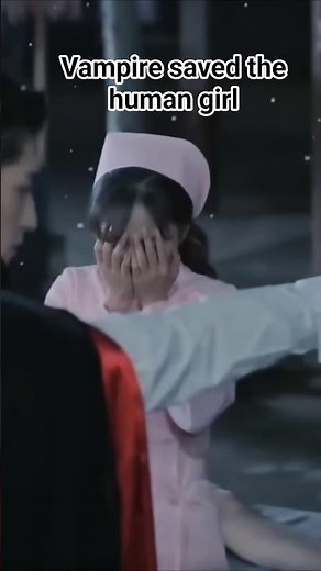 Vampire saved the human girl 🖤 Chinese mix Hindi song 🖤 Vampire love story #kdramahindishorts