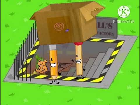 Pencil (BFDI) and Match (BFDI) Destroy TroTro’s Teddy And Pinky Dinky Doo’s Story box