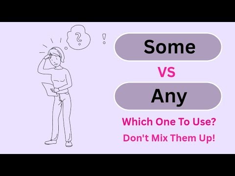 English Grammar Exercise: Learn "Some" vs "Any" in Minutes.