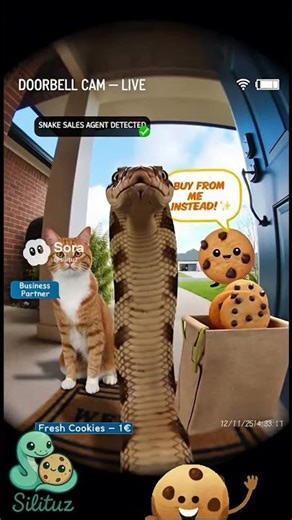 POV: A Snake Came to Sell You Cookies