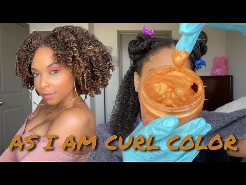 As I Am Curl Color | Demo & Review | Bold Gold (2021)