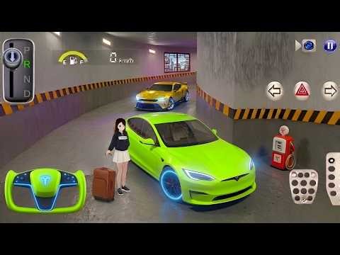 New Green Supercar - Extreme Parking Challenge - 3D Driving Class 2026 | Android iOS Gameplay