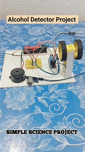 Alcohol Detector Without Arduino 😱 | Simple Science Project #DIYProject