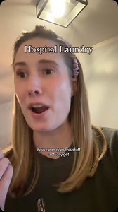 How clean does the laundry ACTUALLY get in the hospital? #nurses #pregnant #birth #laboranddelivery #momtobe #hospital | Kara The Baby Nurse