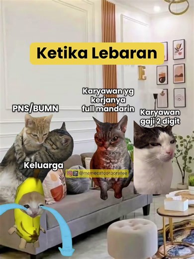 Ketika Lebaran #shorts #meme #cat #catmeme #funny #memekucing #corporatelife #kantor #indonesia
