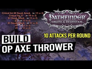 OP Maniacal Axe Thrower Build - PATHFINDER WRATH OF THE RIGHTEOUS