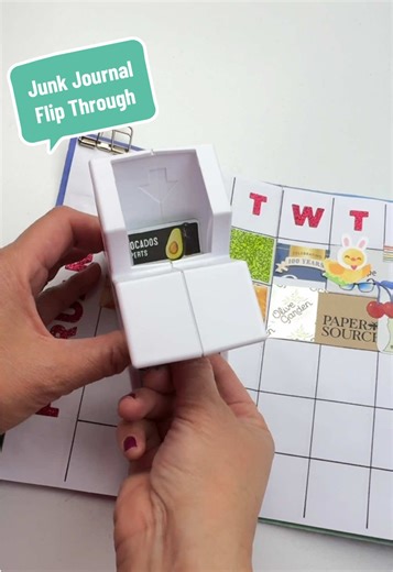 Updating my junk journal calendar and a flip through! #stationeryaddict #junkjournal #junkjournalideas #papercraft #crafttok