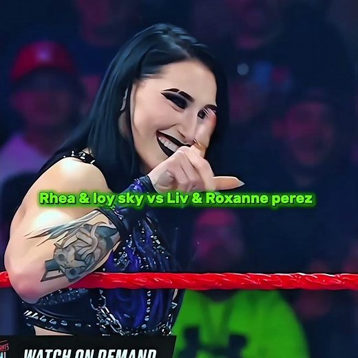 Rhea & Ioy Vs liv & Roxanne Ultra Edit 🥵🔥#wwe#shorts