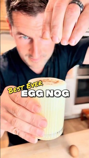 HOMEMADE EGG NOG RECIPE ⬇️