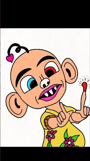 Upin Ipin funny drawing meme_upin ipin funny cratoon drawing