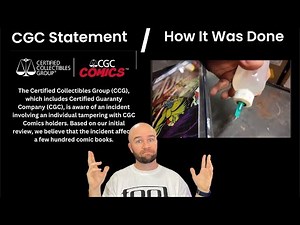 CGC Responds To Comic Book Reholder Scam And YouTuber Shows How It Was Done