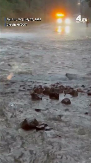Scenes of flooding in New York, New Jersey from latest severe storm | NBC New York