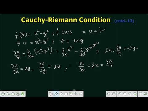 Lecture 34 | Solved Problems on Cauchy Riemann Condition
